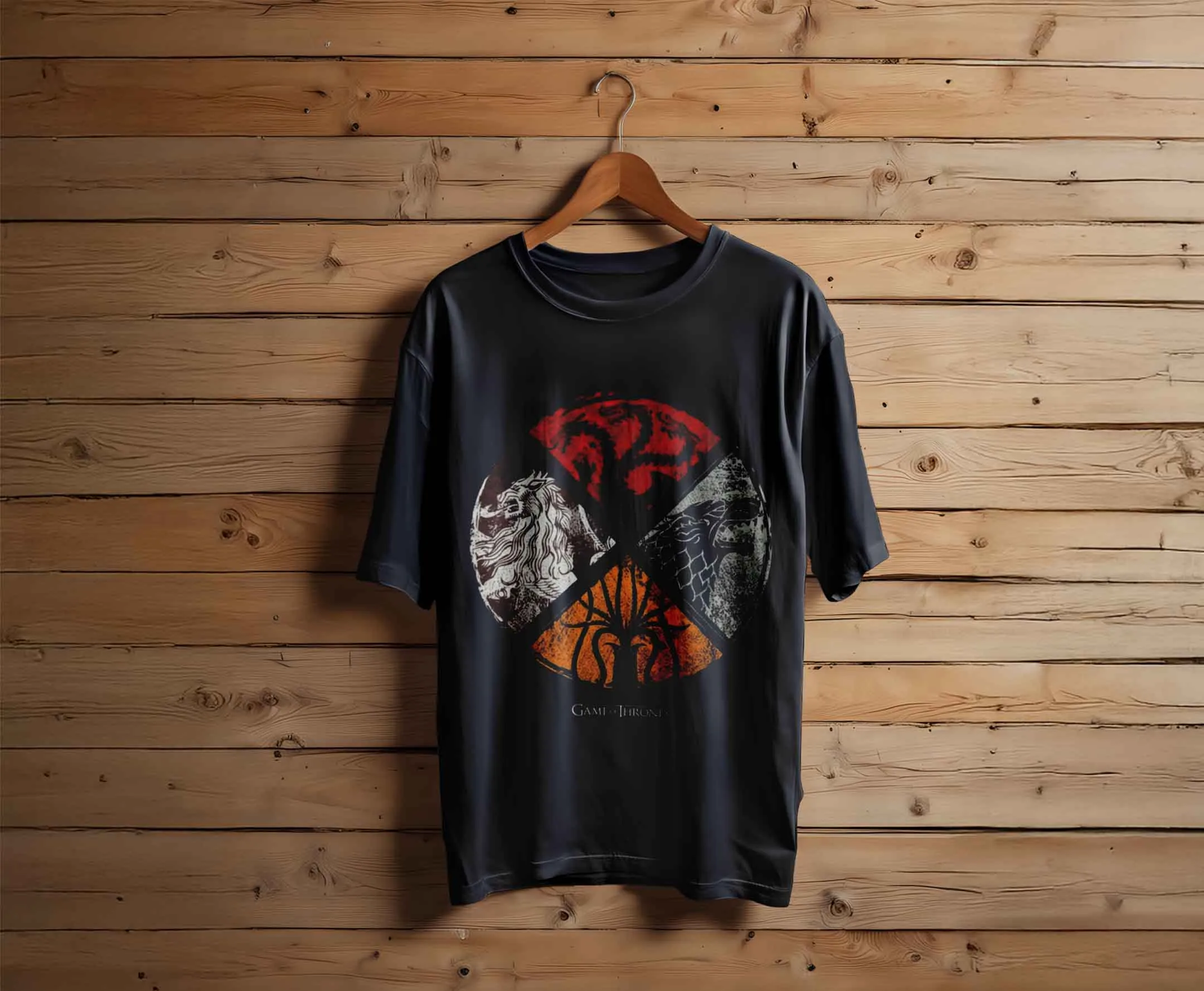 Game of Thrones Distressed House Crest T-Shirt