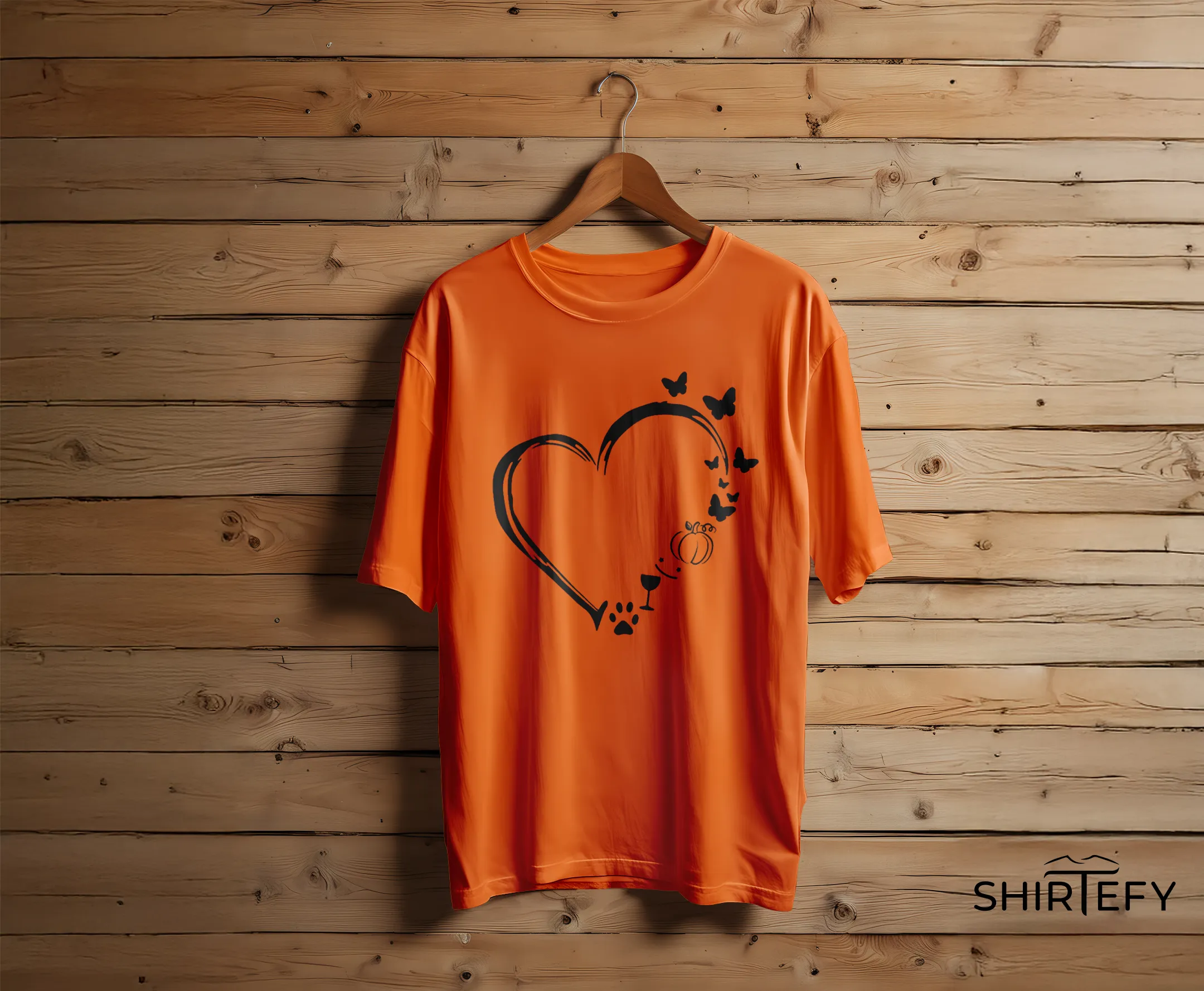Wholesome Heart Elements Graphic T-Shirt - Image 8
