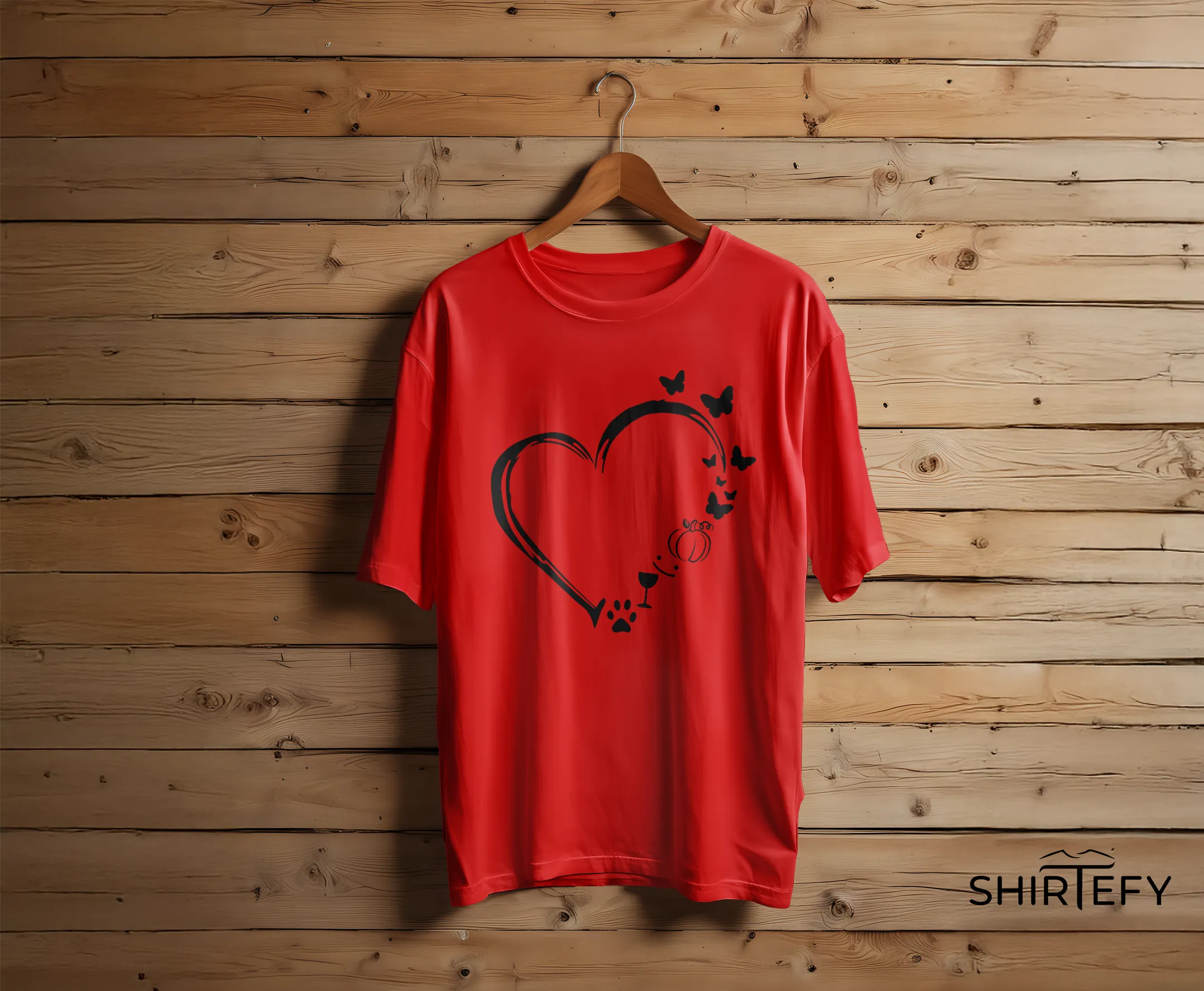 Wholesome Heart Elements Graphic T-Shirt - Image 7