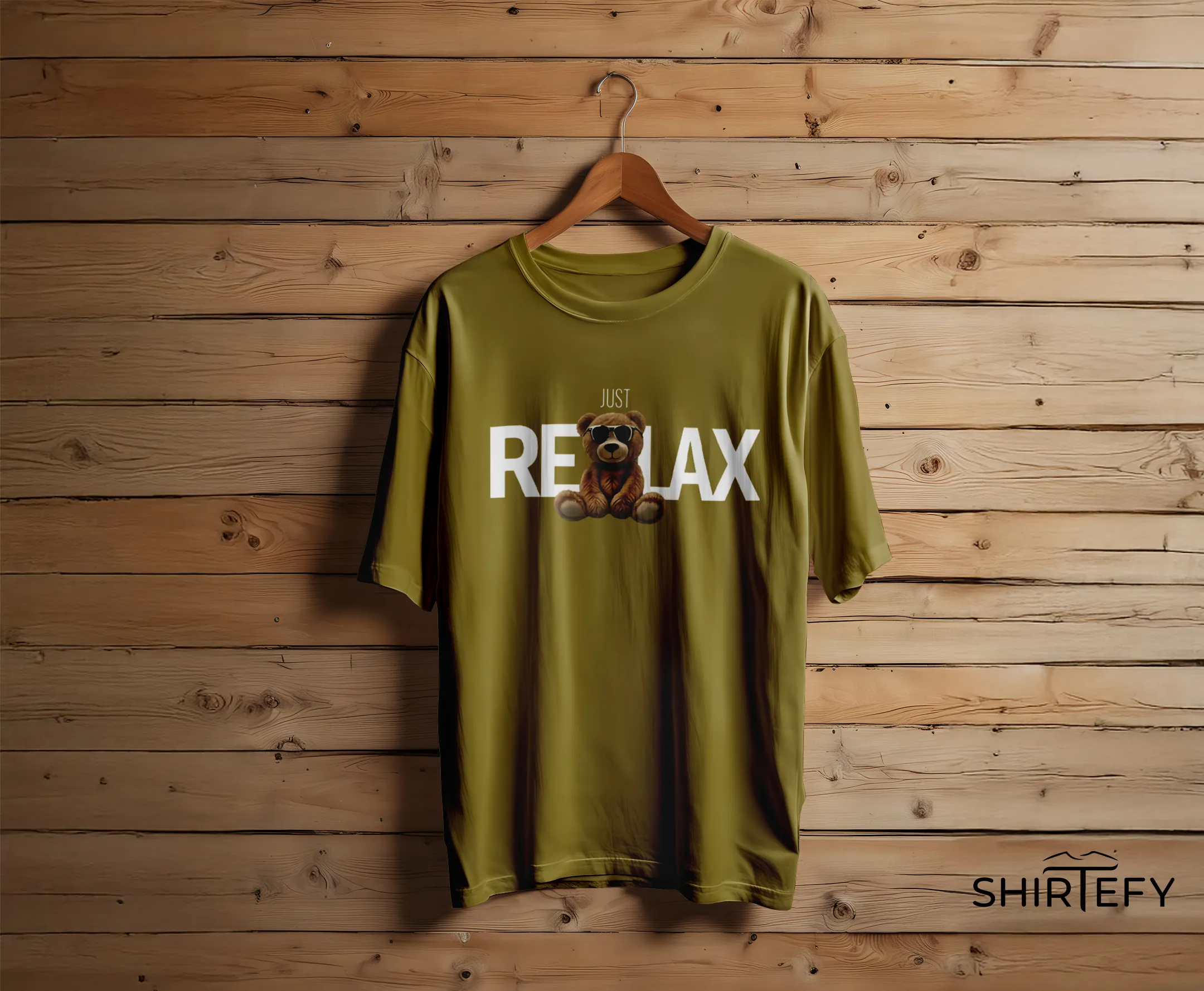 Just Relax Teddy Graphic T-Shirt