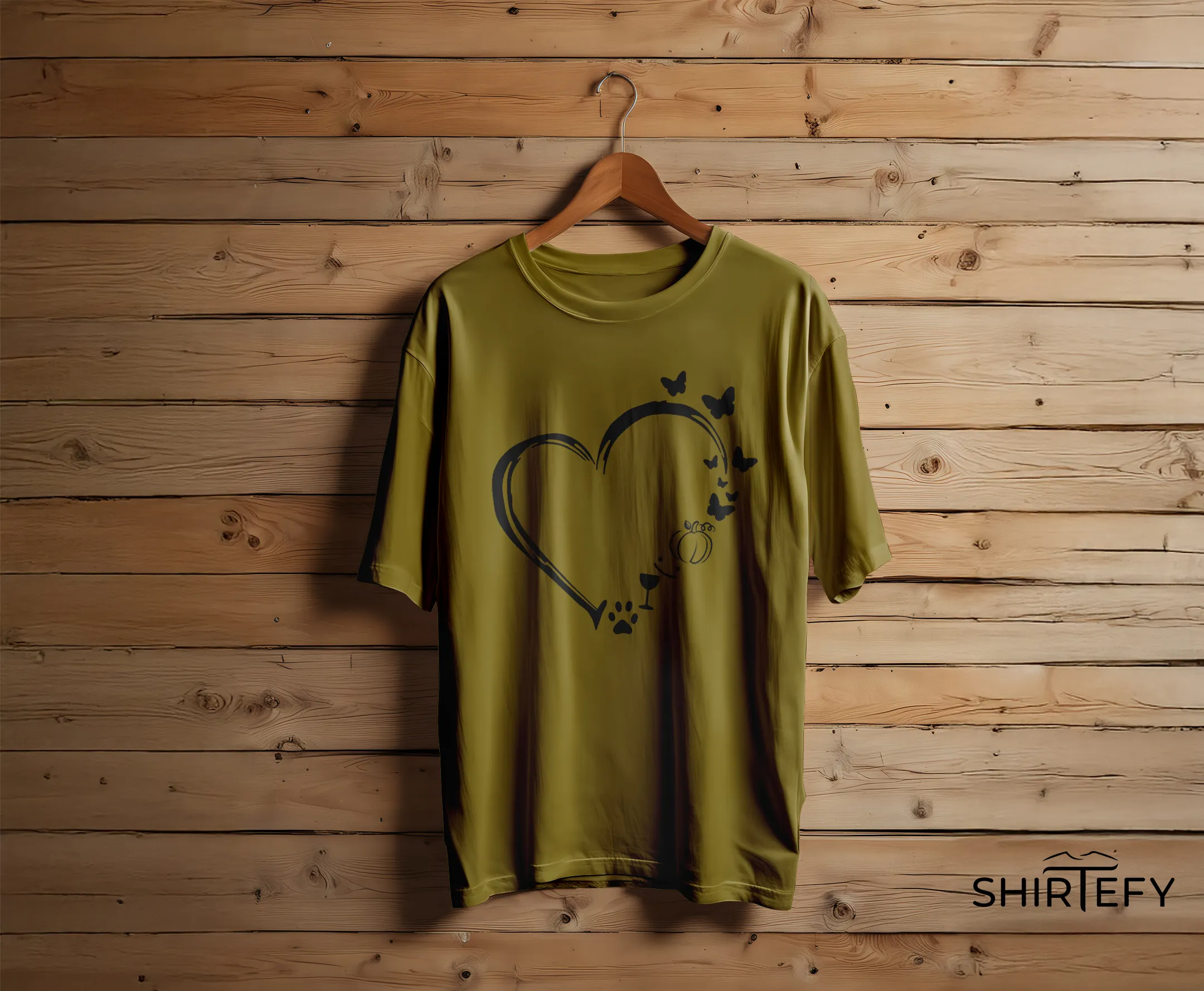Wholesome Heart Elements Graphic T-Shirt - Image 6