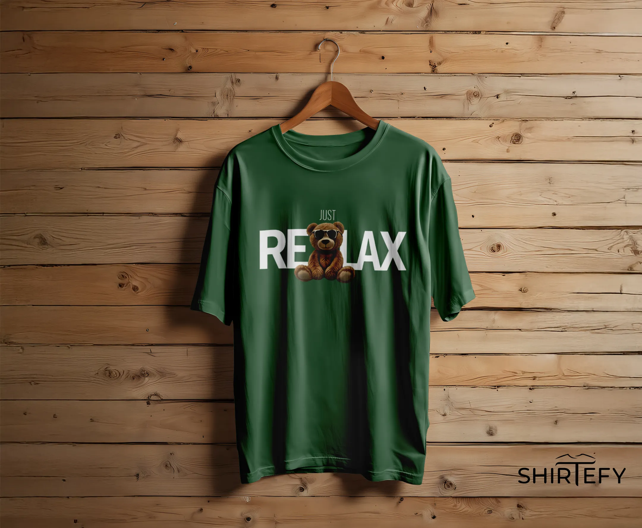 Just Relax Teddy Graphic T-Shirt - Image 5