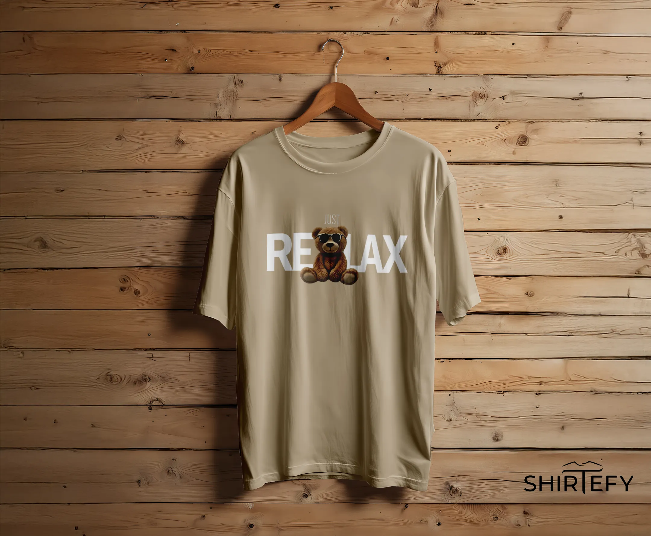 Just Relax Teddy Graphic T-Shirt - Image 4