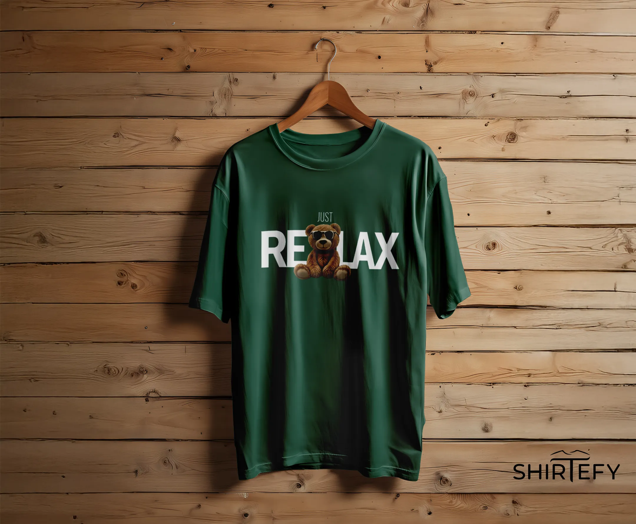 Just Relax Teddy Graphic T-Shirt - Image 3