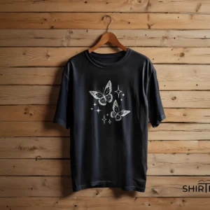 Celestial Butterflies Aesthetic T-Shirt