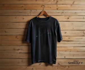 Custom Location Travel Heart T-Shirt