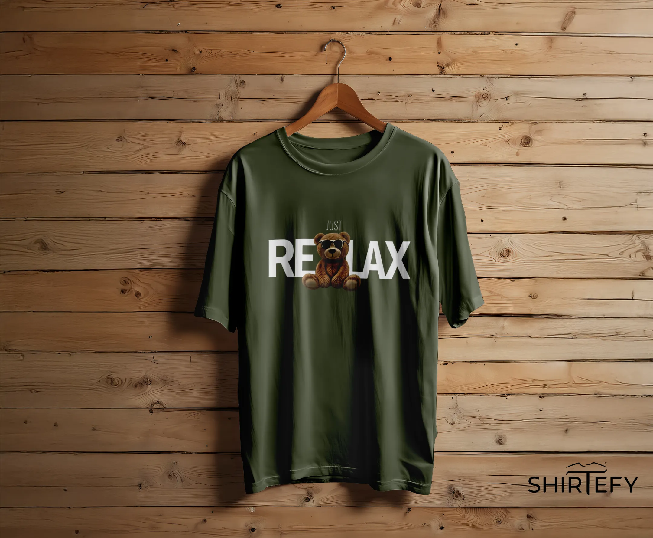 Just Relax Teddy Graphic T-Shirt - Image 12
