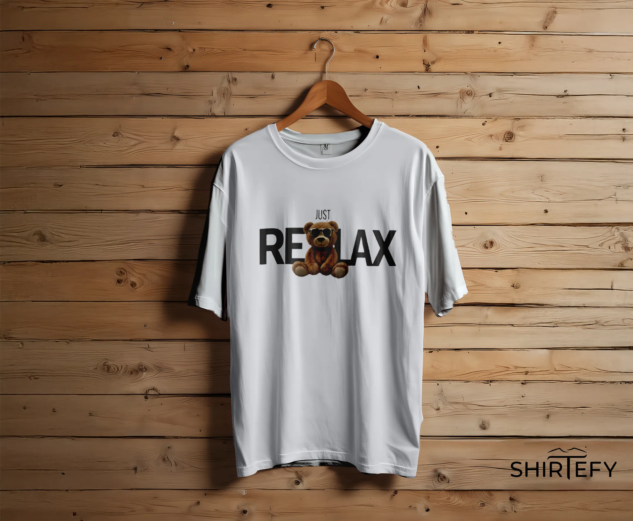 Just Relax Teddy Graphic T-Shirt - Image 11