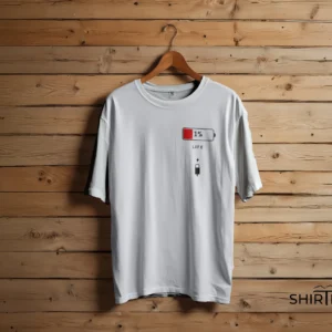1% Life Battery Minimalist T-Shirt