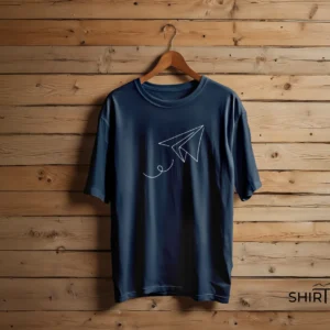 The Wanderer – Minimalist Paper Plane Graphic Tee