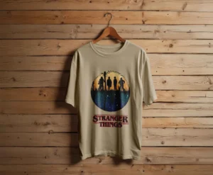 The Upside Down – Stranger Things Premium Split Graphic Tee