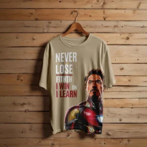 The Stark Mindset – Iron Man Motivational Graphic Tee