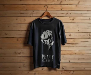 The Outlaw Syndicate – Peaky Blinders Textured Graphic Tee