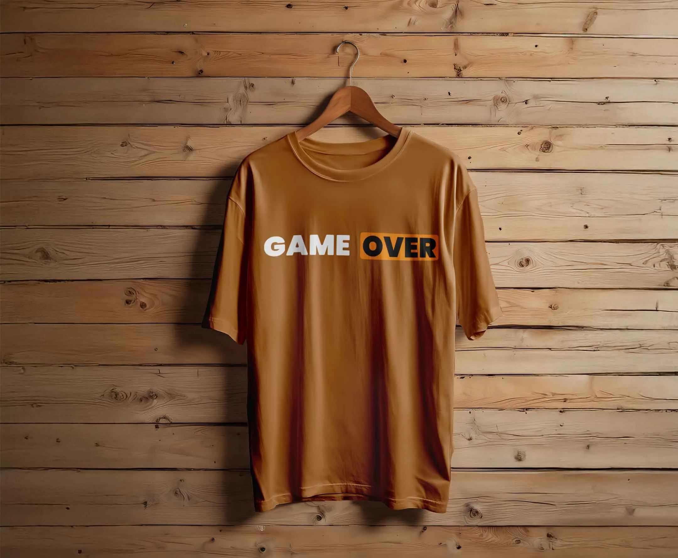 Retro Arcade 'Game Over' Premium Graphic Tee - Image 10