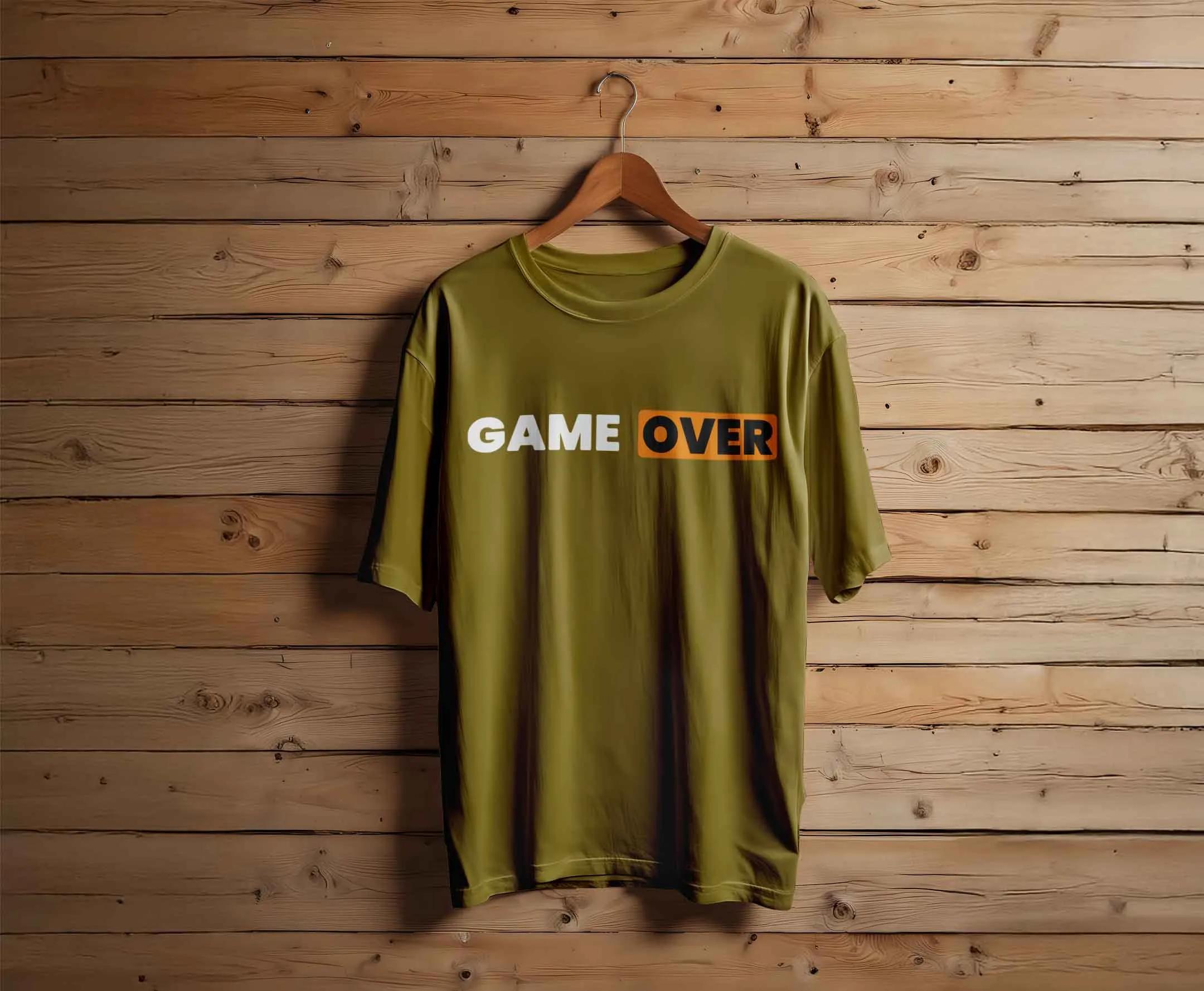 Retro Arcade 'Game Over' Premium Graphic Tee - Image 8