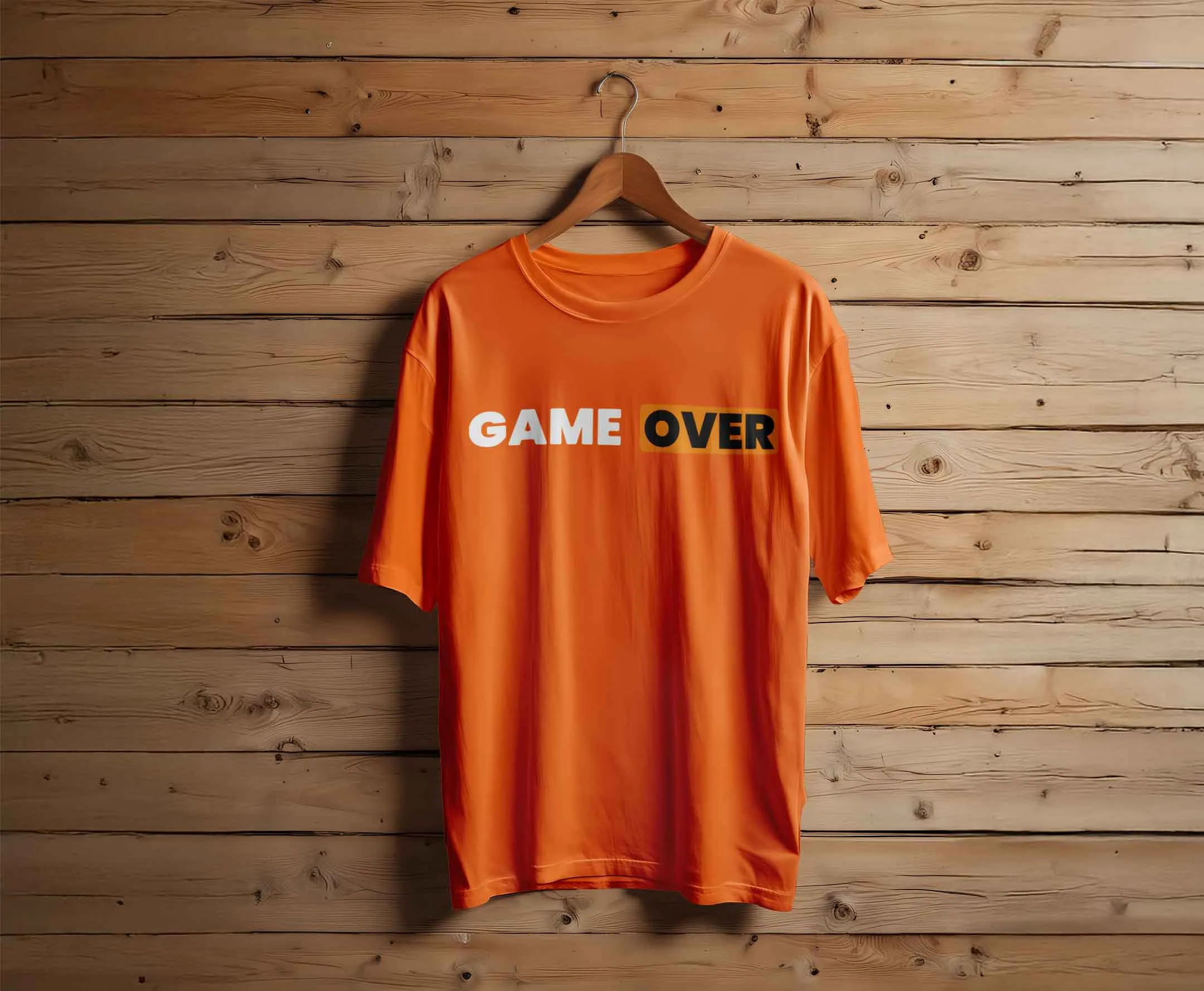Retro Arcade 'Game Over' Premium Graphic Tee - Image 5