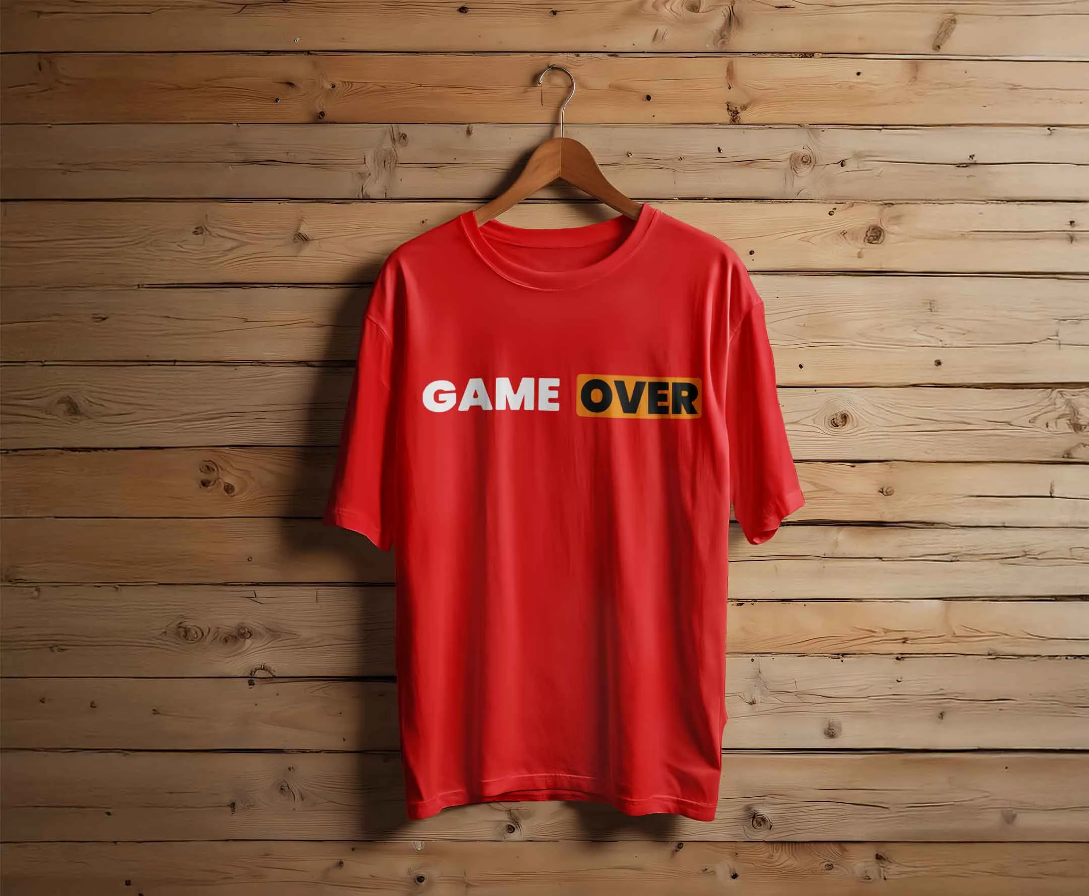 Retro Arcade 'Game Over' Premium Graphic Tee - Image 3