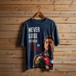 The Stark Mindset – Iron Man Motivational Graphic Tee