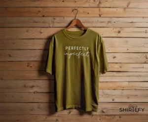 Perfectly Imperfect Mixed Font Typographic T-Shirt