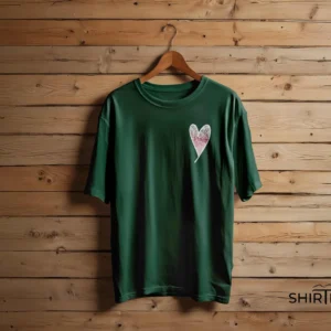 Sparkle Watercolor Heart Minimalist Graphic T-Shirt