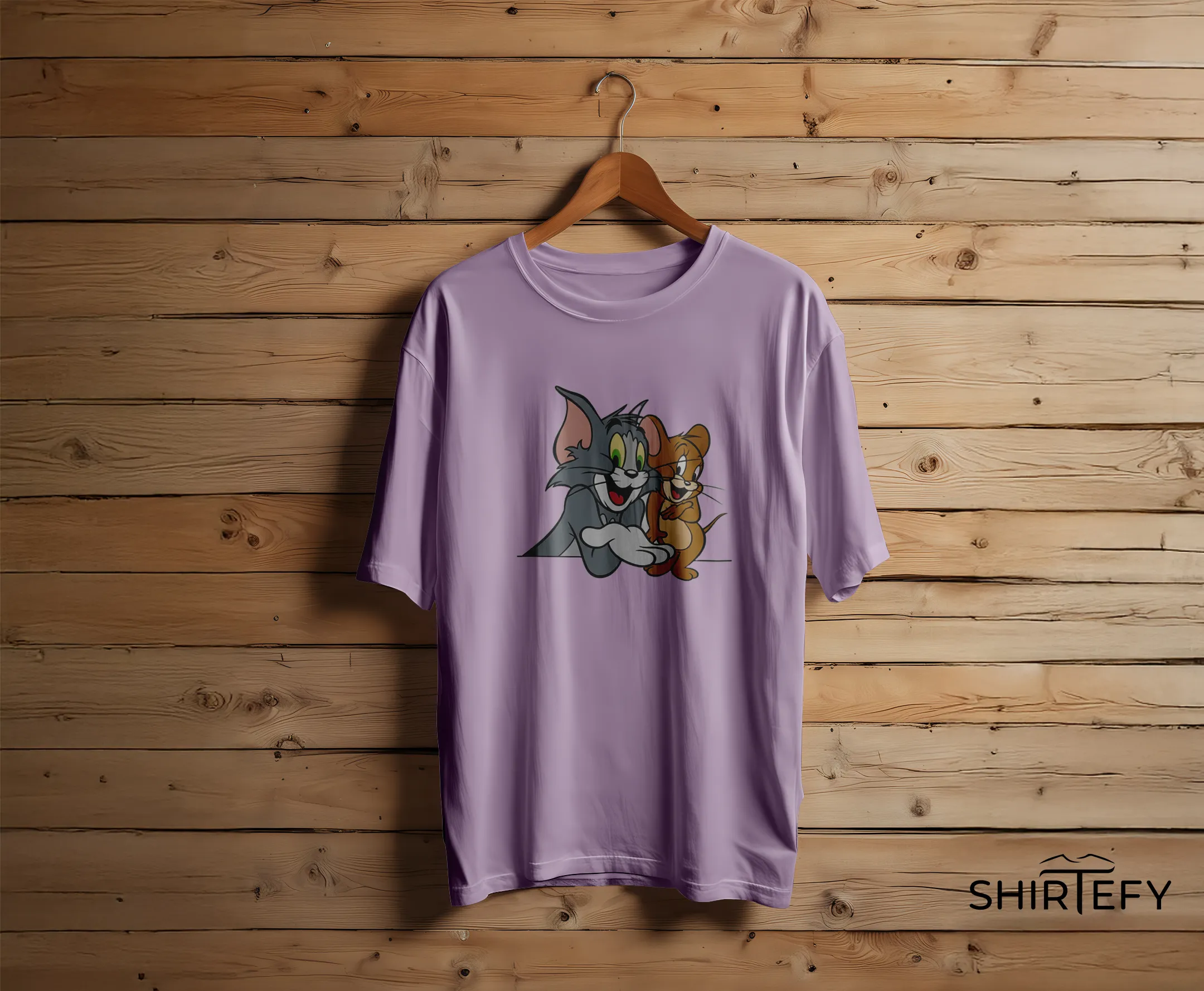 Tom & Jerry Best Friends Cartoon Graphic T-Shirt - Image 6