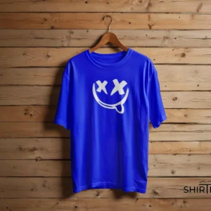 Graffiti XX Tongue Smiley Graphic T-Shirt