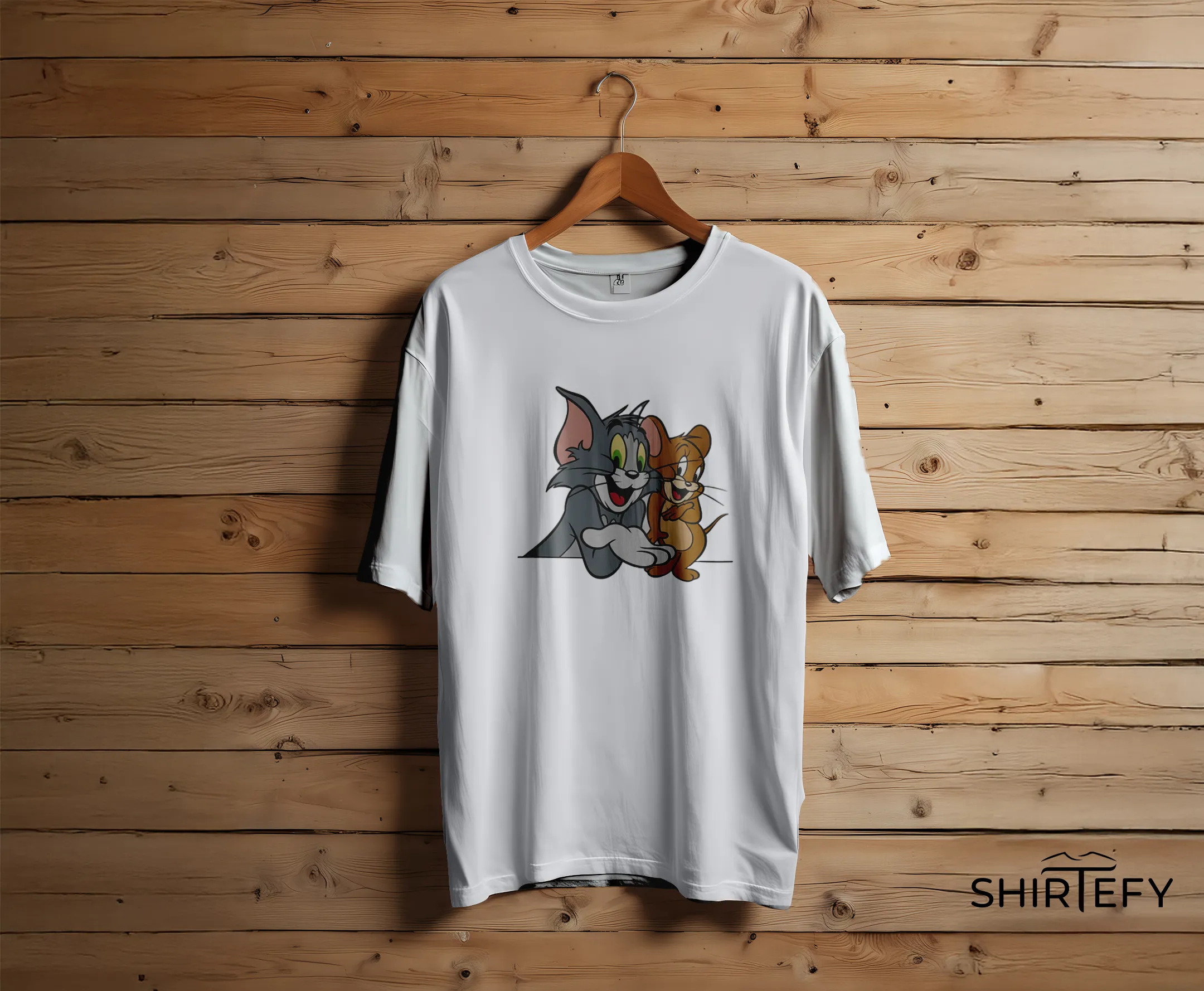 Tom & Jerry Best Friends Cartoon Graphic T-Shirt