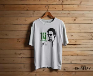 Quaid-e-Azam Pakistan graphic T-shirt in pure white