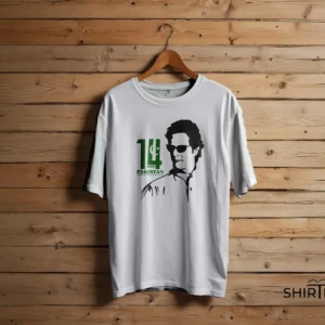 Quaid-e-Azam Pakistan graphic T-shirt in pure white