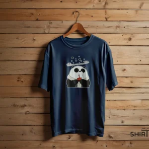 Royal Blue colour option for Love Struck Panda Boba Graphic T-Shirt